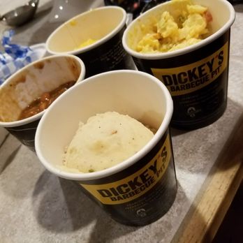 Dickey's Barbecue Pit - Took lids off& 2/3 full. Casserole missing cheese&green onion toppings.They forgot waffle fries, bbq sauce, onions &pickles. - Barbeque Near Me - Issaquah, Washington Dickey's Barbecue Pit - Took lids off& 2/3 full. Casserole missing cheese&green onion toppings.They forgot waffle fries, bbq sauce, onions &pickles. - Barbeque Near Me - Issaquah, Washington