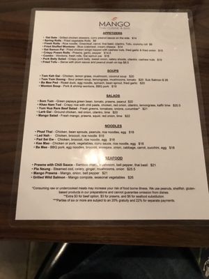 Menu photo 6 Mango Thai Cuisine & Bar SeaTac, WA Menu photo 6 Mango Thai Cuisine & Bar SeaTac, WA
