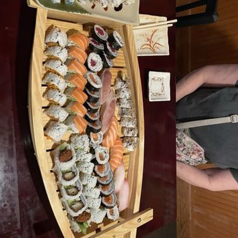 Mido Sushi - A boat load of Sushi - Sushi Bars Near Me - Chandler, Arizona