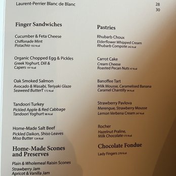 The Connaught - Menu - Hotels Near Me - London, XGL