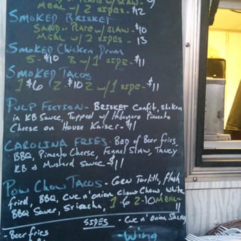 The Humble Pig - The menu - Food Trucks Near Me