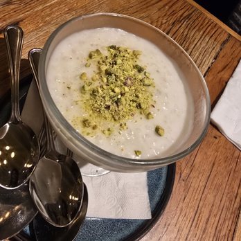 Lapis - halwa sooji: semolina flour saffron, sliced almonds, pistachio - Afghan Near Me - Washington, DC, District of Columbia