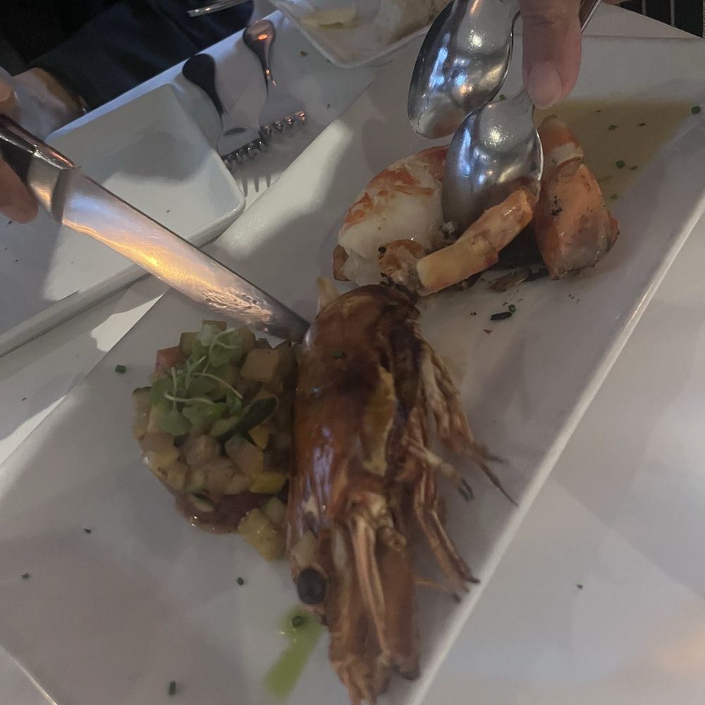 Bistro 45 - Tiger prawn appetizer to share. - New American Near Me - Pasadena, California