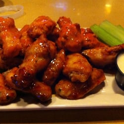 Boston Pizza - Half medium, half Thai chilli.