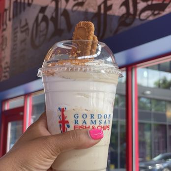 Gordon Ramsay Fish & Chips - Biscoff Shake - Fish & Chips Near Me - Washington, DC, District of Columbia Gordon Ramsay Fish & Chips - Biscoff Shake - Fish & Chips Near Me - Washington, DC, District of Columbia