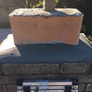 Class A Chimney - After: new crown wash done properly - Chimney Sweeps Near Me Class A Chimney - After: new crown wash done properly - Chimney Sweeps Near Me