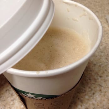 Starbucks - They made me a latte, and MORE than 1/3 of the grande cup was foam! I'm disappointed. - Coffee & Tea Near Me - Ewa Beach, Hawaii Starbucks - They made me a latte, and MORE than 1/3 of the grande cup was foam! I'm disappointed. - Coffee & Tea Near Me - Ewa Beach, Hawaii