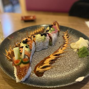 Okawa Sushi & Grill - The super dragon roll - Japanese Near Me - Modesto, California Okawa Sushi & Grill - The super dragon roll - Japanese Near Me - Modesto, California