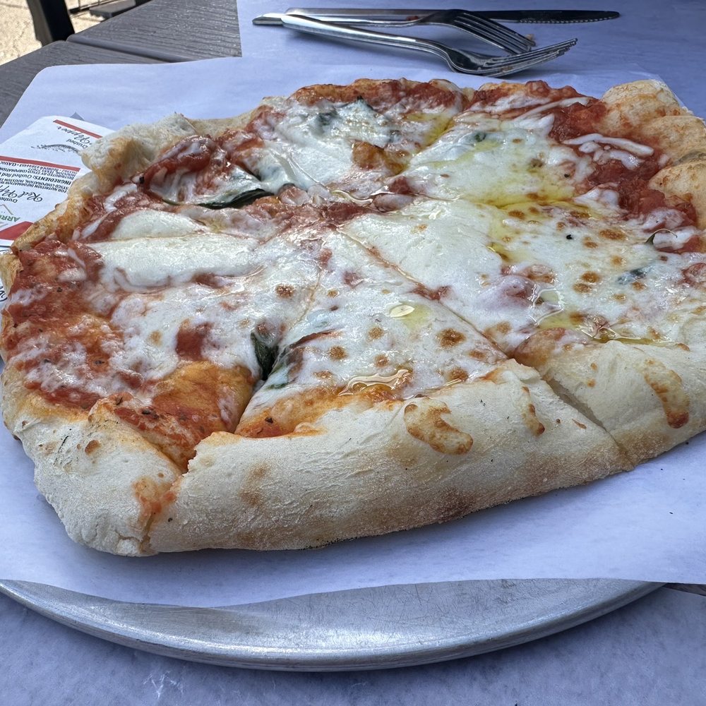 Pizza that was undercooked Pizza that was undercooked