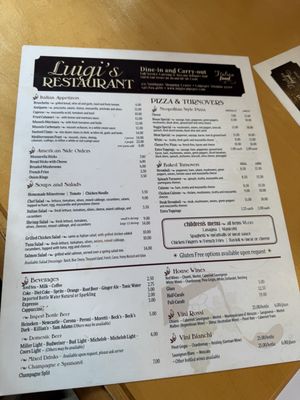 Menu photo 2 Luigi's Italian Restaurant Culpeper, VA