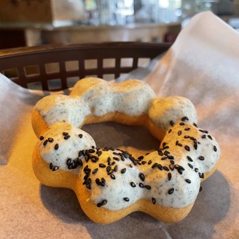 Caffe Promenade - Black sesame Mochi donut! - Coffee & Tea Near Me - Allen, Texas