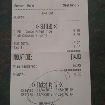 Royal Chopstix - No lunch specials...but the prices were reasonable - Chinese Near Me - Irving, Texas