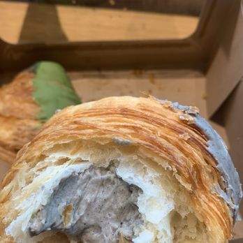 Nana's Green Tea - Inside the Black Sesame Croissant - Desserts Near Me - Bellevue, Washington Nana's Green Tea - Inside the Black Sesame Croissant - Desserts Near Me - Bellevue, Washington