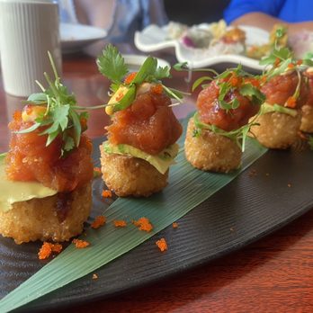 Hoshi & Sushi - Crispy Spicy Tuna Rice Plate - Sushi Bars Near Me - Hollywood, Florida
