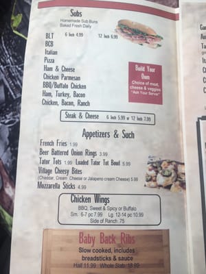 Menu photo 5 Village Station Columbiaville, MI