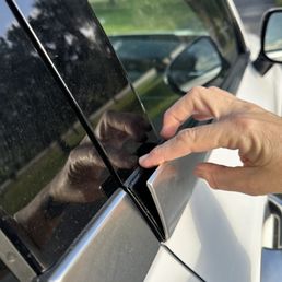 New vehicle with trim peeling off