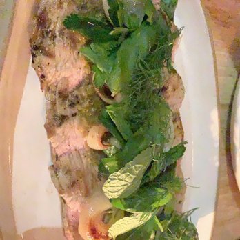 Lilia - Grilled Veal Flank Steak ($30) - Italian Near Me - Brooklyn, New York Lilia - Grilled Veal Flank Steak ($30) - Italian Near Me - Brooklyn, New York