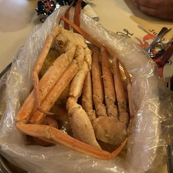Crafty Crab - A. Snow Crab & Headless Shrimp Combo - Seafood Near Me - Orlando, Florida