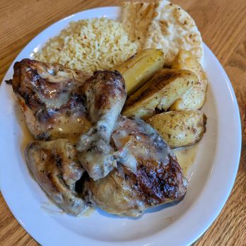 The Gyros Factory - 1/2 Greek Chicken at The Gyros Factory - Burgers Near Me - Des Plaines, Illinois