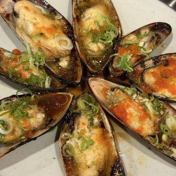 Sushi One Spot - Baked Mussels - Sushi Bars Near Me - Corona, California Sushi One Spot - Baked Mussels - Sushi Bars Near Me - Corona, California