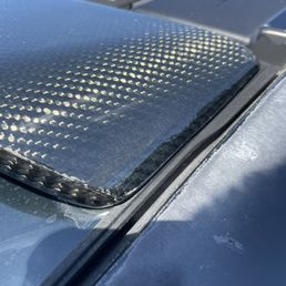 The person "buffing" my vehicle completely shredded my carbon fiber