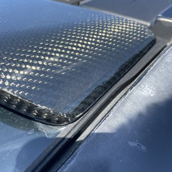 Dr Gleem Car Wash - The person "buffing" my vehicle completely shredded my carbon fiber - Car Wash Near Me - Houston, Texas