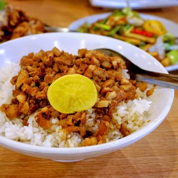 Looking For Chai - B1. Spiced Pork over Rice (滷肉飯) ($6.50 for small and $9.95 for large). - Taiwanese Near Me - Bellevue, Washington Looking For Chai - B1. Spiced Pork over Rice (滷肉飯) ($6.50 for small and $9.95 for large). - Taiwanese Near Me - Bellevue, Washington