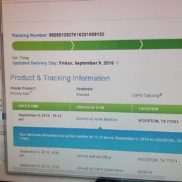 Delivered 6lb box inside a mailbox. Where is my package.? I been home all day. Delivered 6lb box inside a mailbox. Where is my package.? I been home all day.