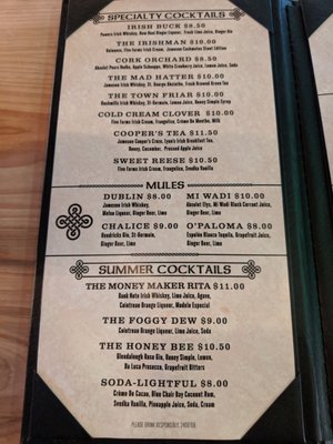 Menu photo 1 Abby's Irish Pub Colorado Springs, CO Menu photo 1 Abby's Irish Pub Colorado Springs, CO