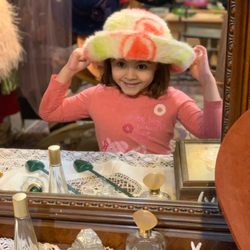 Many Fine Things Gallery - She wanted to try the furry one and if I were rich as a Nana I would buy the whole inventory