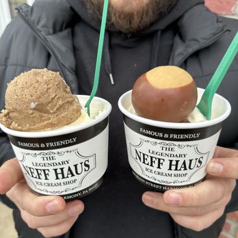 The Legendary Neff Haus Ice Cream - Cookie Dough and Gigantic Buckeye - Ice Cream & Frozen Yogurt Near Me - Harmony, Pennsylvania The Legendary Neff Haus Ice Cream - Cookie Dough and Gigantic Buckeye - Ice Cream & Frozen Yogurt Near Me - Harmony, Pennsylvania