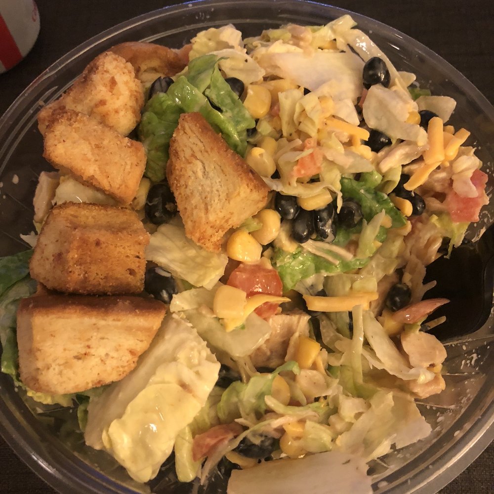 Baja Salad with chicken added. $12, not impressed. Baja Salad with chicken added. $12, not impressed.