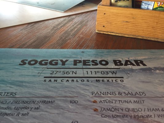 Menu photo 4 Soggy Peso San Carlos, SON Menu photo 4 Soggy Peso San Carlos, SON