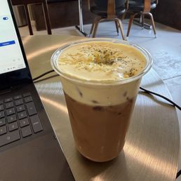 Lemon poppyseed latte Lemon poppyseed latte