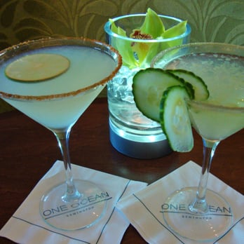 Azurea - Agave margarita and cucumber and gin drink - New American Near Me - Atlantic Beach, Florida Azurea - Agave margarita and cucumber and gin drink - New American Near Me - Atlantic Beach, Florida