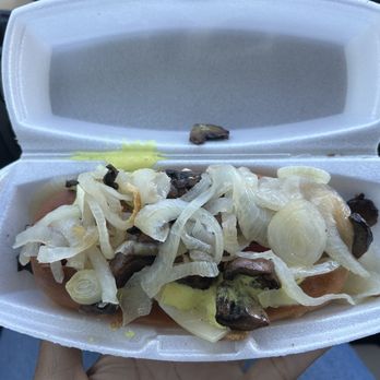 Sean's Shack - Garlic Shroom Hotdog - Breakfast & Brunch Near Me - Raleigh, North Carolina