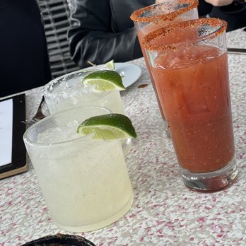 Coasterra - Cocktails. 2 Organic Skinny Margaritas and 2 Bloody Mary's. - Mexican Near Me - San Diego, California Coasterra - Cocktails. 2 Organic Skinny Margaritas and 2 Bloody Mary's. - Mexican Near Me - San Diego, California