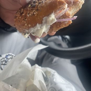 Pantano's Doz Bagels - Scalion bagel - Breakfast & Brunch Near Me - Freeport, New York
