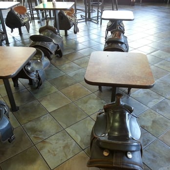 McDonald's - Kid area. Sit on a saddle while you eat. Such FUN! - Fast Food Near Me - Evanston, Wyoming McDonald's - Kid area. Sit on a saddle while you eat. Such FUN! - Fast Food Near Me - Evanston, Wyoming