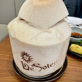 Le Soleil - fresh coconut - Vietnamese Near Me - San Francisco, California