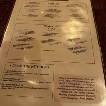 Bambolina Restaurant - Bambolina menu - Pizza Near Me - Salem, Massachusetts