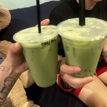 3 Blossoms Cafe - Matcha & Matcha blueberry - Bubble Tea Near Me - Westminster, California