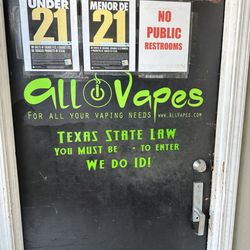 All Vapes - Front door
