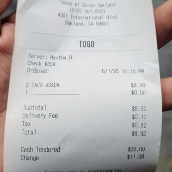 Tacos El Gordo - Pretty pricey tacos, haver como no va - Mexican Near Me - Oakland, California