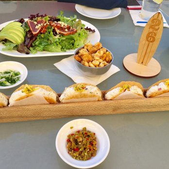 180blu - Seared Ahi Salad and Smoked Swordfish Tacos - Cocktail Bars Near Me - Dana Point, California 180blu - Seared Ahi Salad and Smoked Swordfish Tacos - Cocktail Bars Near Me - Dana Point, California