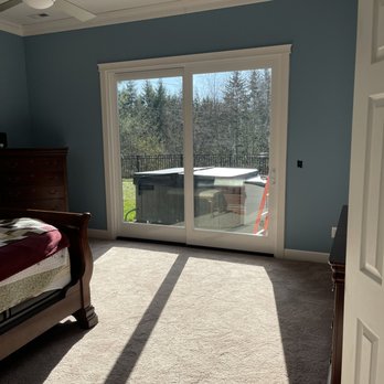 Puget Sound Window & Door - New Bedroom Fiberglass Slider - Windows Installation Near Me - Puyallup, Washington Puget Sound Window & Door - New Bedroom Fiberglass Slider - Windows Installation Near Me - Puyallup, Washington