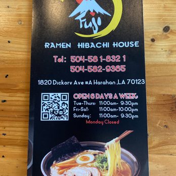 Fuji - Take out menu - Ramen Near Me - Harahan, Louisiana Fuji - Take out menu - Ramen Near Me - Harahan, Louisiana