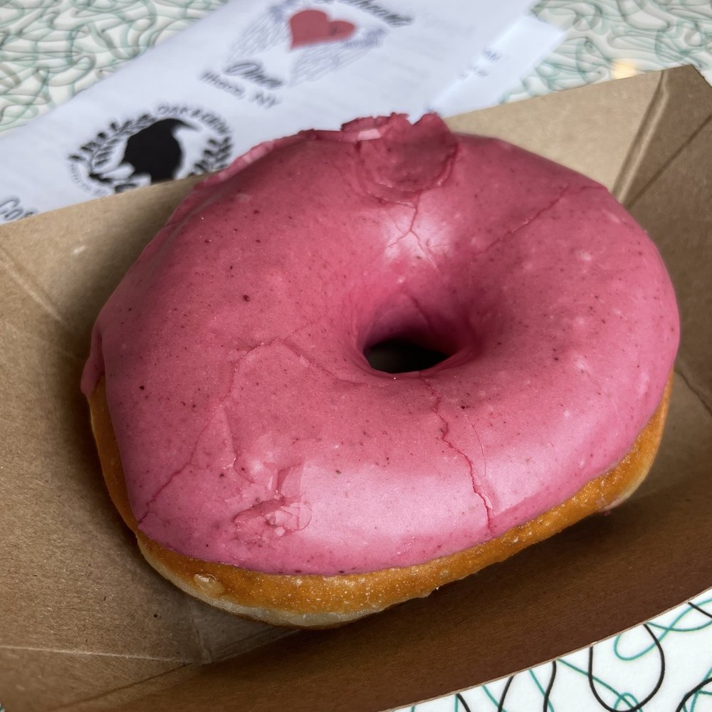 Blueberry pancake donut Blueberry pancake donut