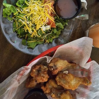 Pour Leweys - Wings with chili sauce and a side salad - it refreshing! - Beer, Wine & Spirits Near Me - Mc Grath, Minnesota Pour Leweys - Wings with chili sauce and a side salad - it refreshing! - Beer, Wine & Spirits Near Me - Mc Grath, Minnesota