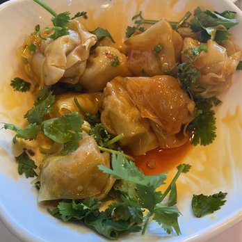 Ma's Dumpling House - 12. Wonton in Chili Oil - Dim Sum Near Me - Anaheim, California
